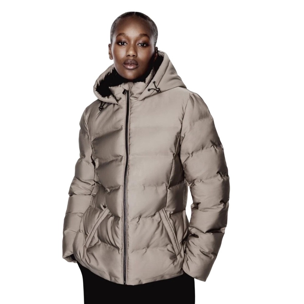 NWT ZARA WATER AND‎ WIND PROTECTION SHORT QUILTED ANORAK SIZE LARGE